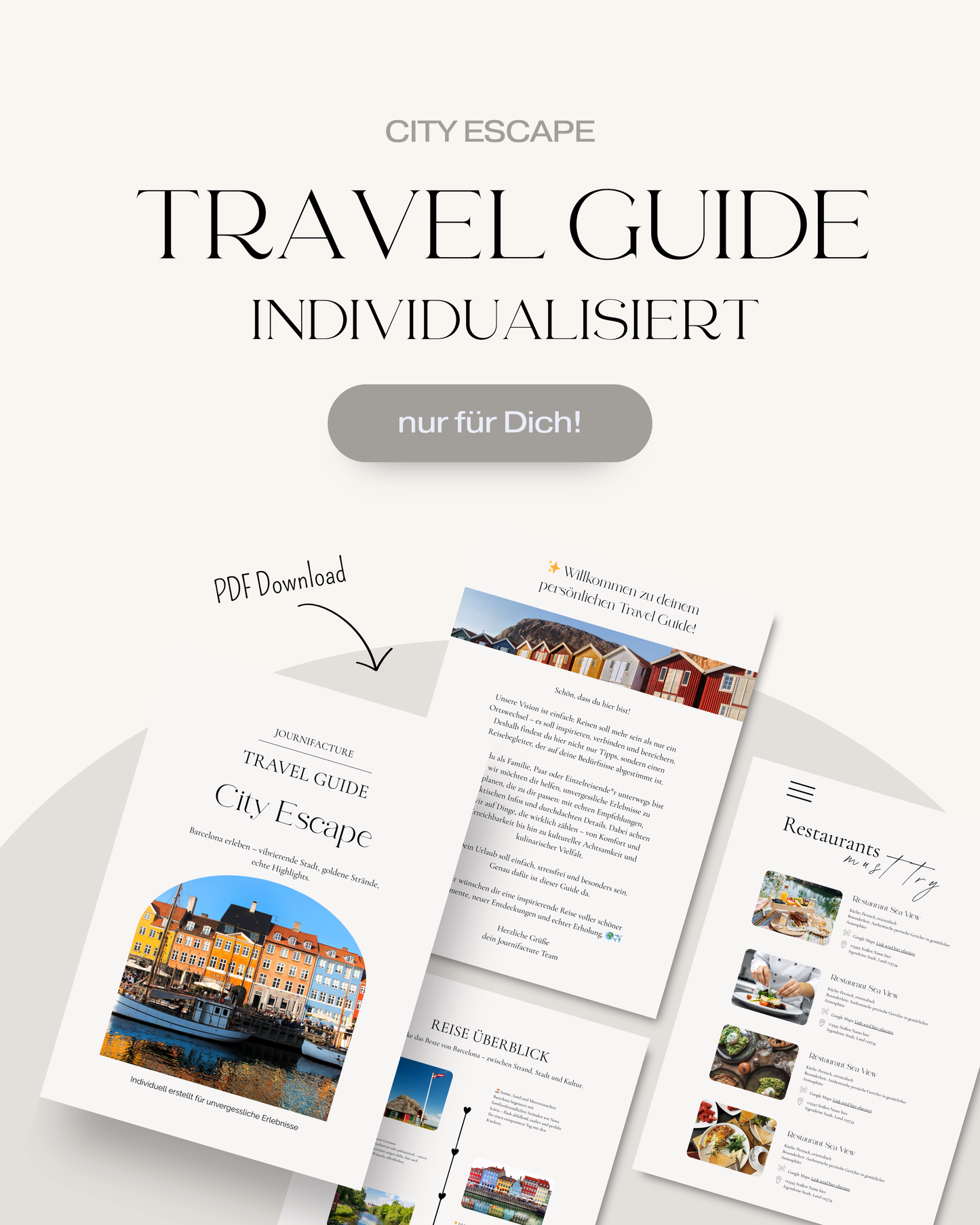 Travel Guide Individualisiert - City Escape