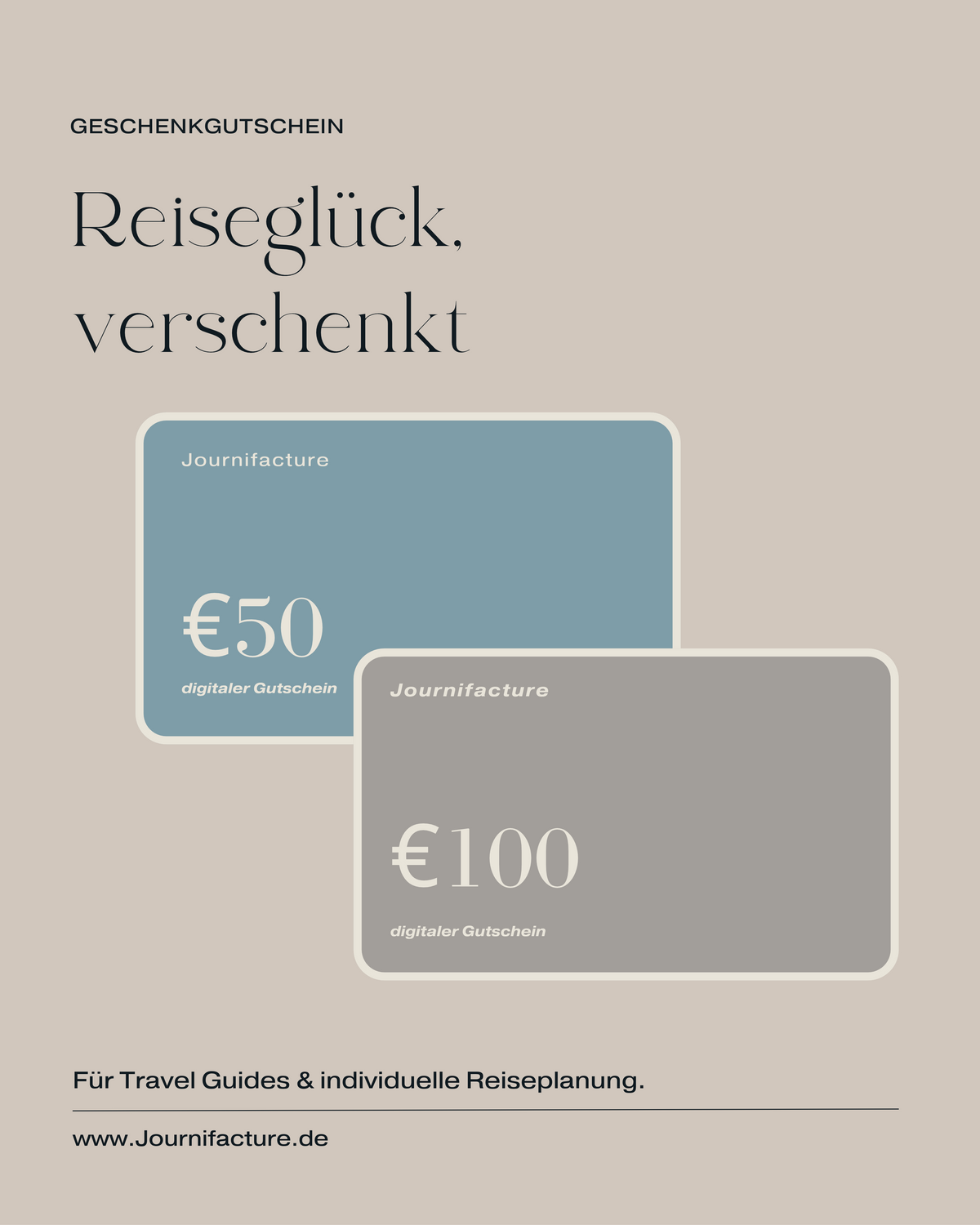 Journifacture Geschenkgutschein